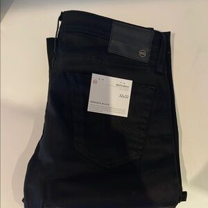 Ag Adriano Goldschmied Men's Matchbox Black Jeans